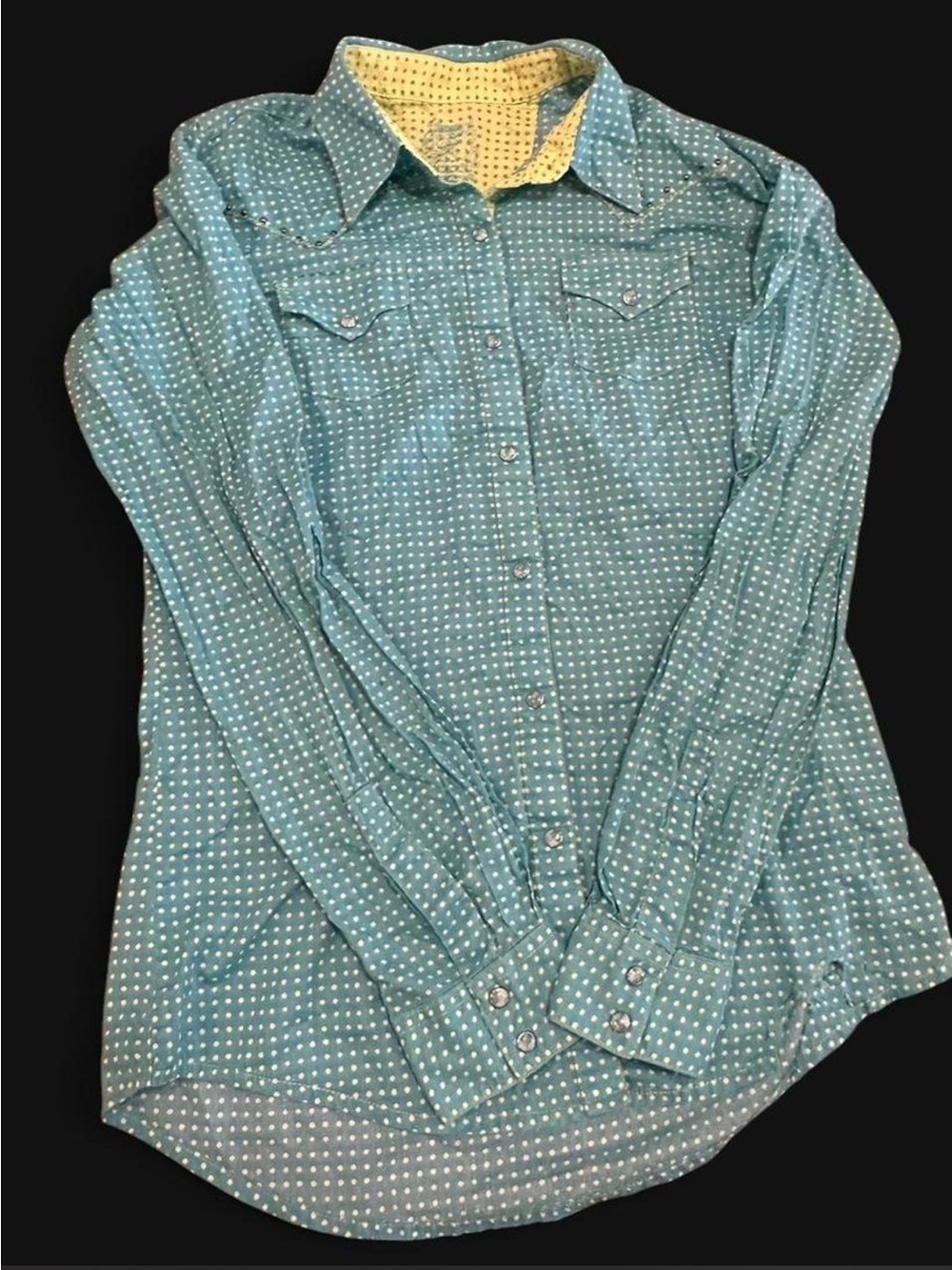 Twenty X Wrangler Tailored Fit Western Pearl Snap Shirt L